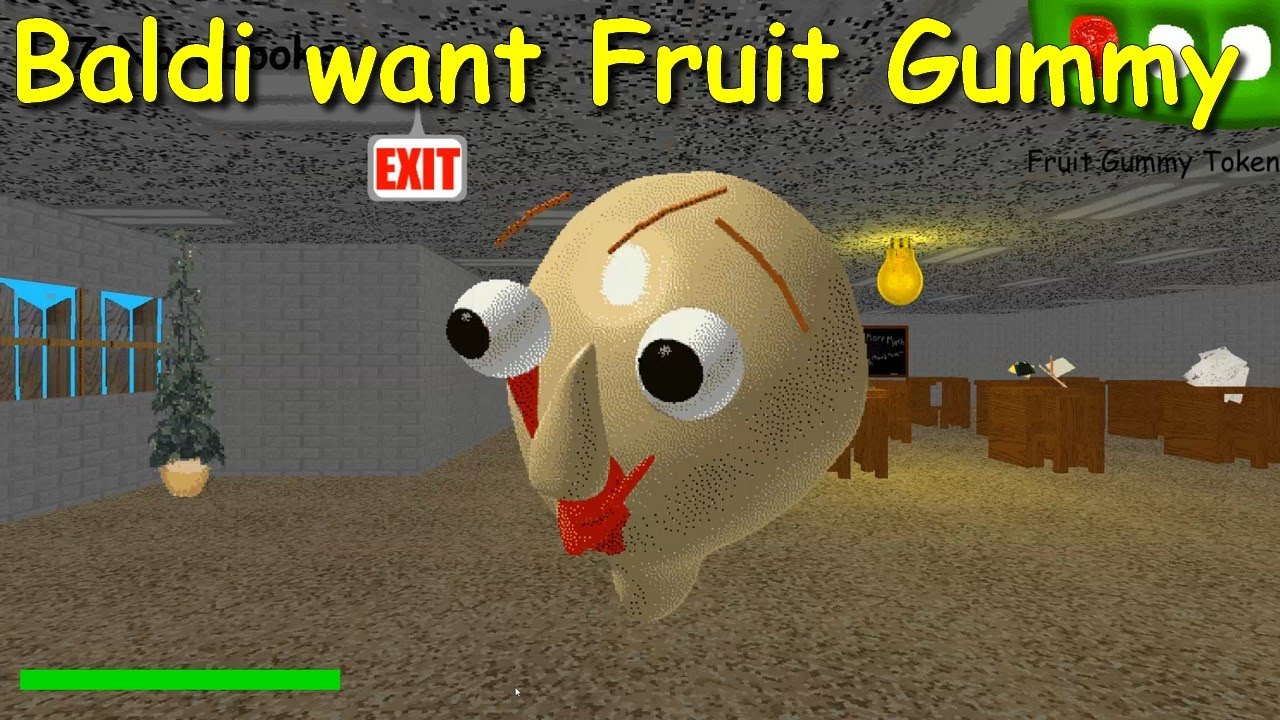 Baldi хочет Fruit Gummy ОБНОВЛЕННЫЙ - декомпилированный мод Baldi's basics 1.3.2