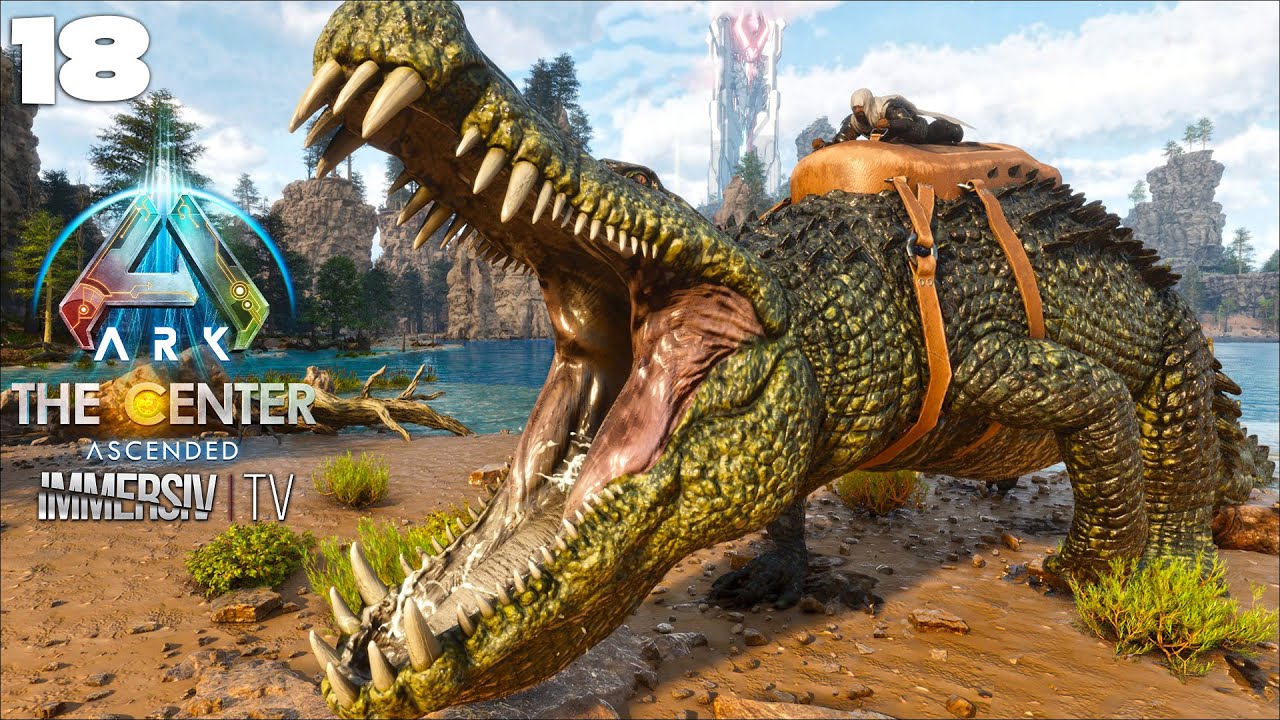 Taming Du Deinosuchus Terrifiant et Impressionnant - ARK The Center FR - EP18