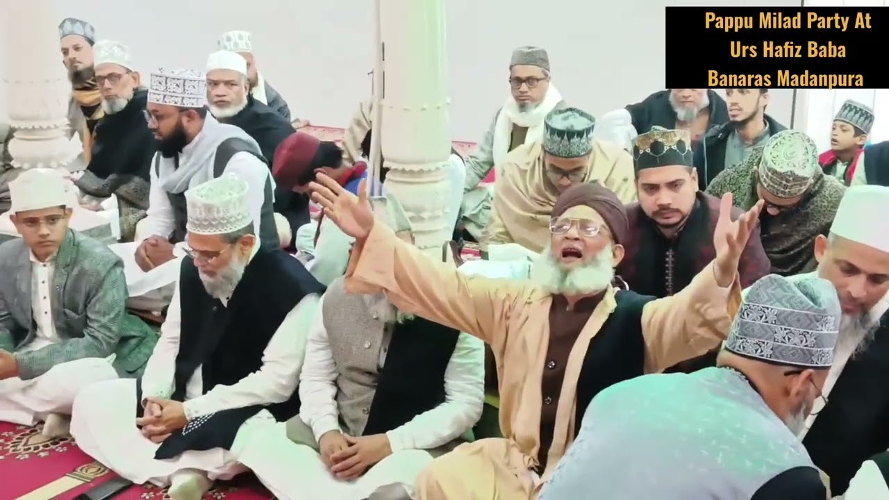 100th Urs Hafiz Baba BanarasMadanpura SugraBagh Milad Sharif Pappu Milad Party banglore At Madanpura