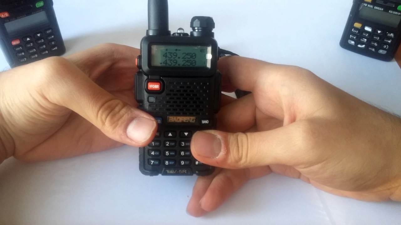 BAOFENG UV-5R FREKANS KAYDETME VE RÖLE AYARI YAPMA