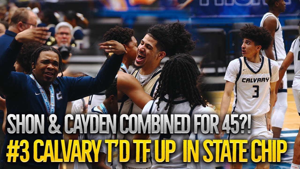 SHON ABAEV & Calvary Christian get TESTED in HEATED STATE CHIP MATCHUP !! SOMEONE GOT EJECTED?!?!