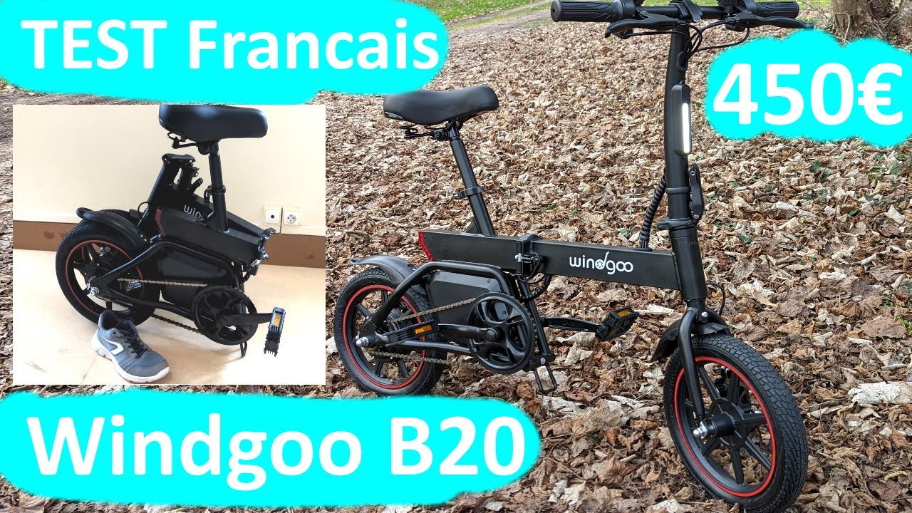 Windgoo B20 - Test Francais du mini vélo electrique a 450€