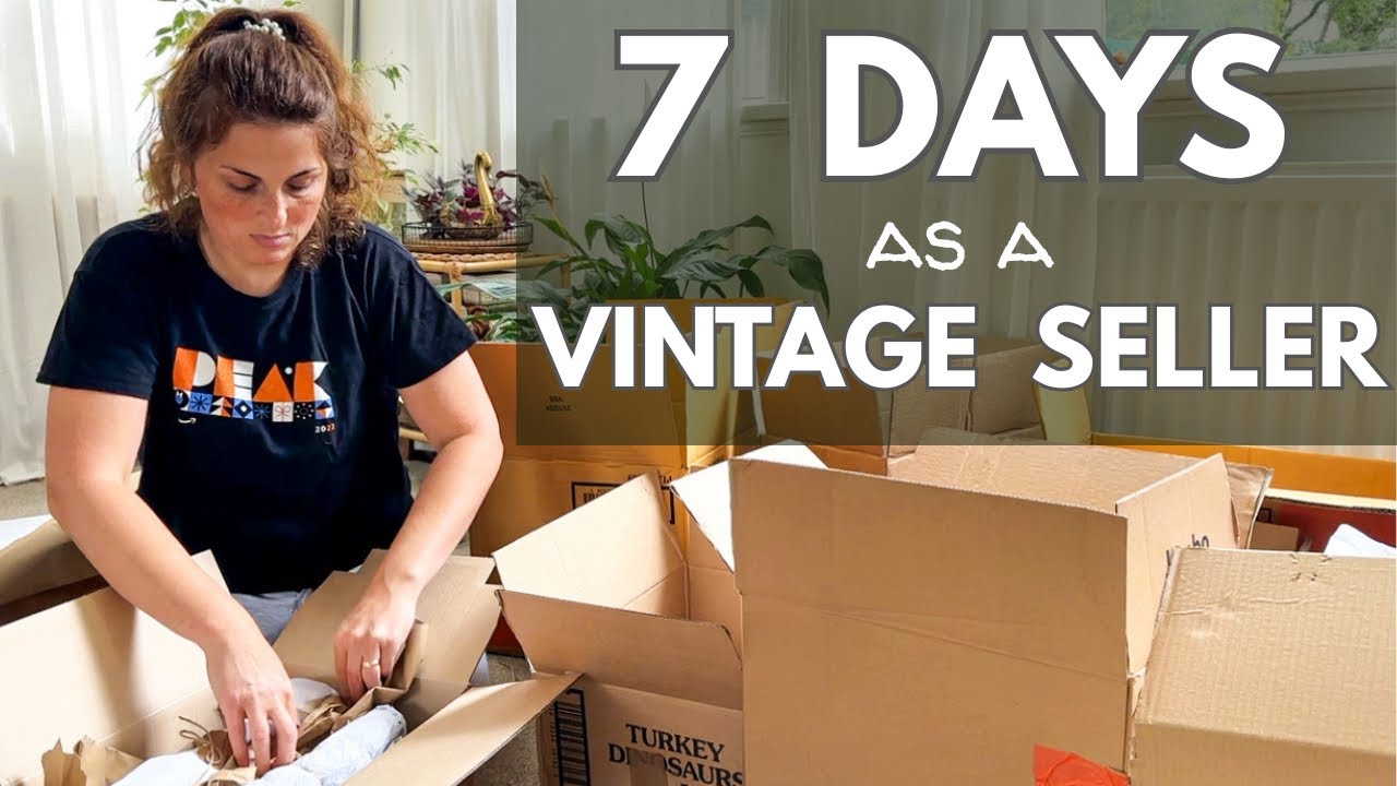 What it&rsquo;s REALLY like selling vintage home decor | A WEEK IN MY LIFE | Angela&rsquo;s Vintage Shop