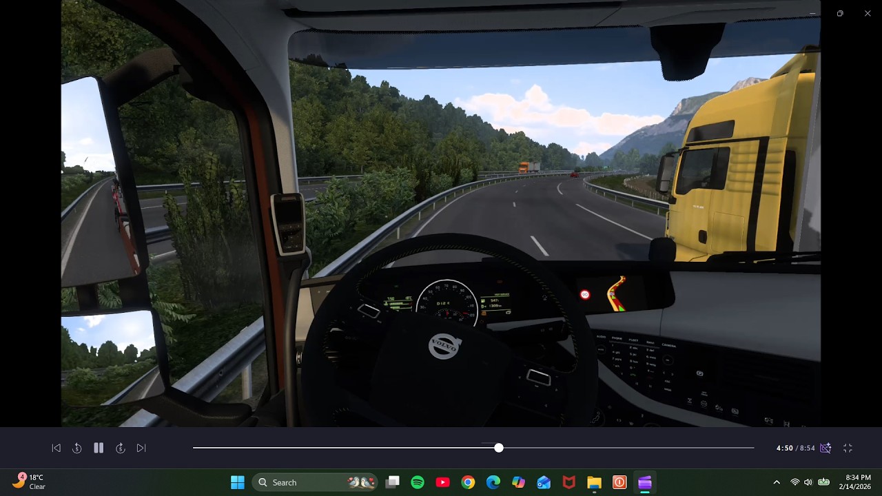 FH16 750HP Beast 🔥High Speed  Truck Drive| Smooth Curves control       🚚💨