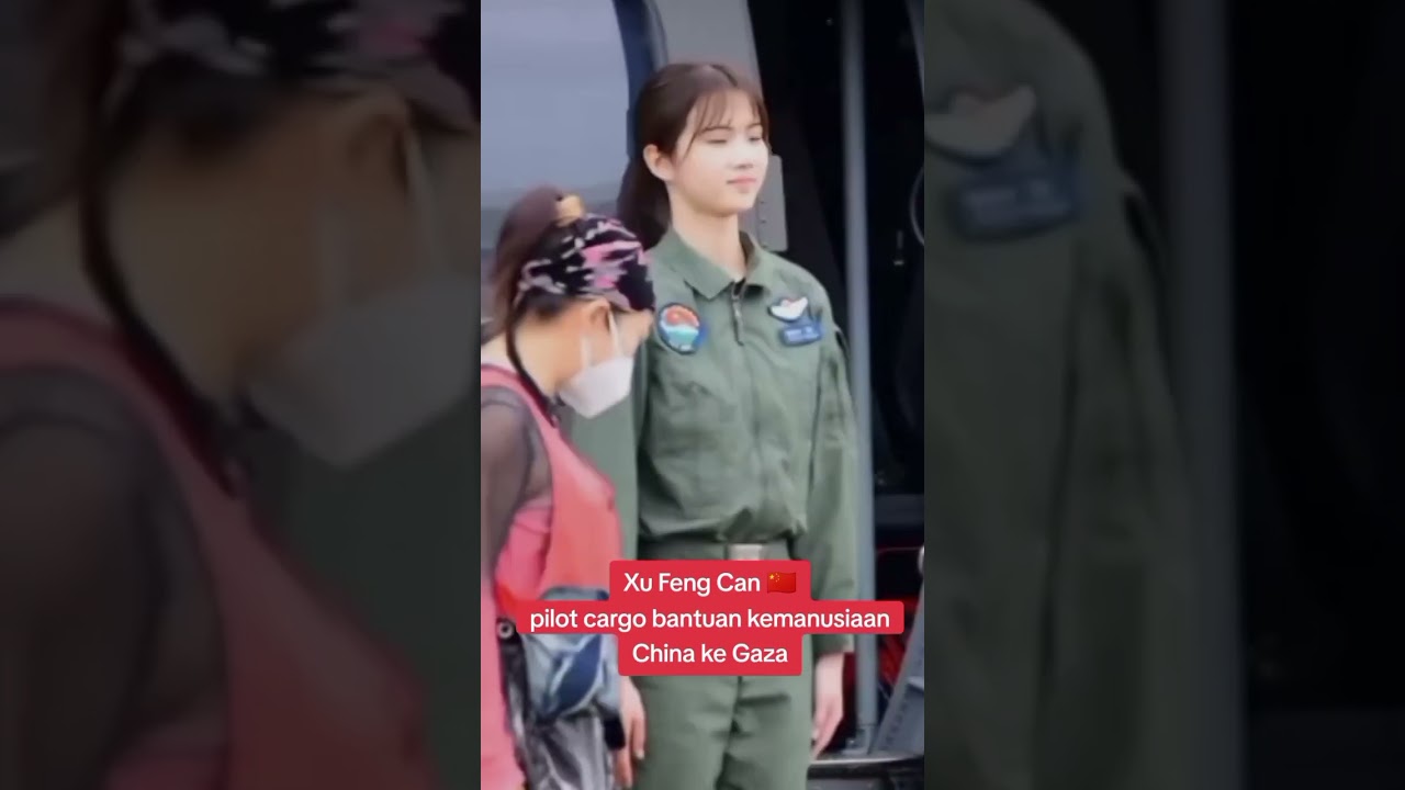Xu Feng Can pilot cantik kirim bantuan ke Gaza