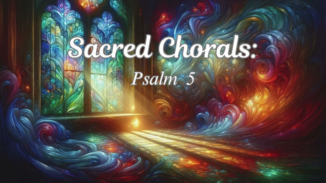 SACRED CHORALS: Psalm 5 ~ A PRAYER in SONG