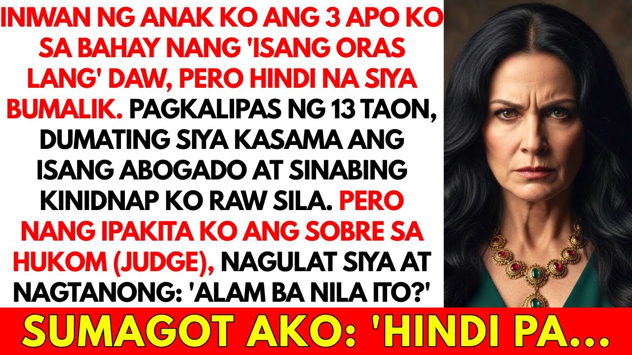 “Iniwan ako ng anak ko kasama ang 3 apo—pagkaraan ng 13 taon, inakusahan niya akong nangkidnap!”