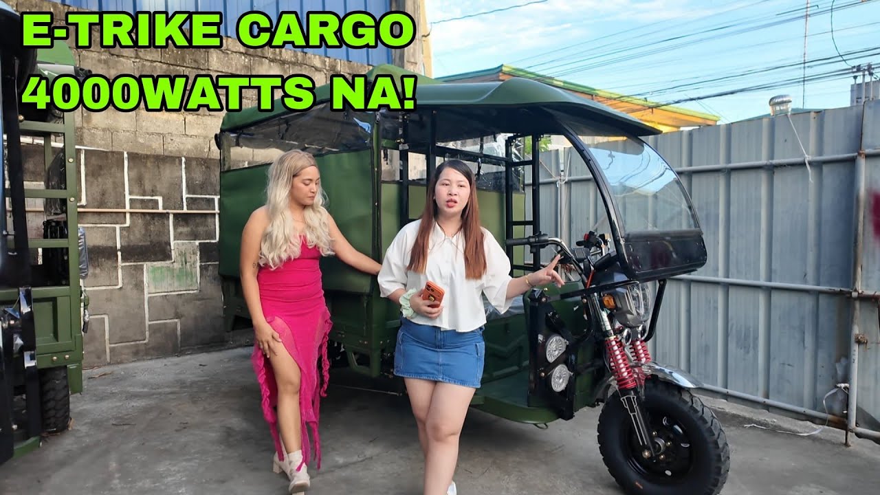 4000WATTS MOTOR MAS PINALAKAS NA E-TRIKE CARGO