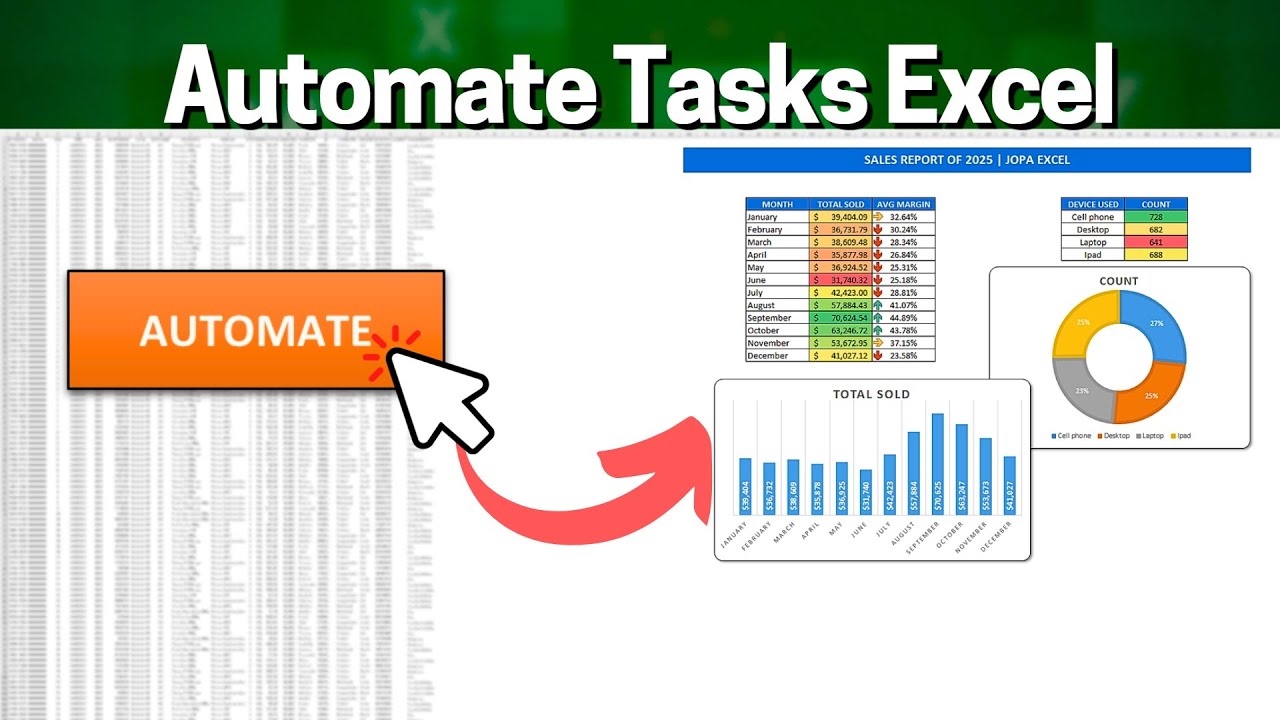 Automate Repetitive Tasks in Excel | No Code Required | Anyone can do it!