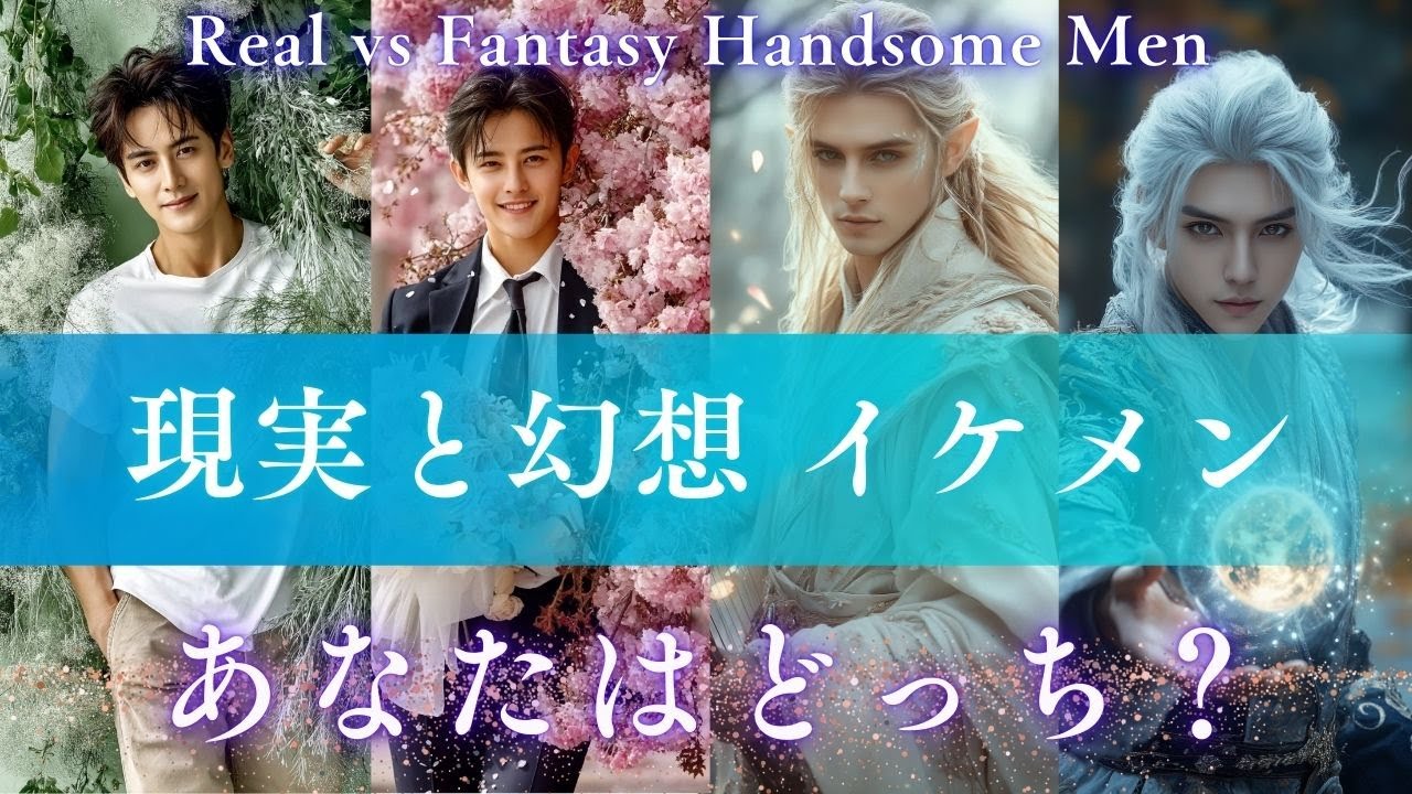 【1〜12月】リアルとファンタジーのイケメンたち｜現実×幻想の12ヶ月 12 Months of Handsome Men: Reality & Fantasy Worlds