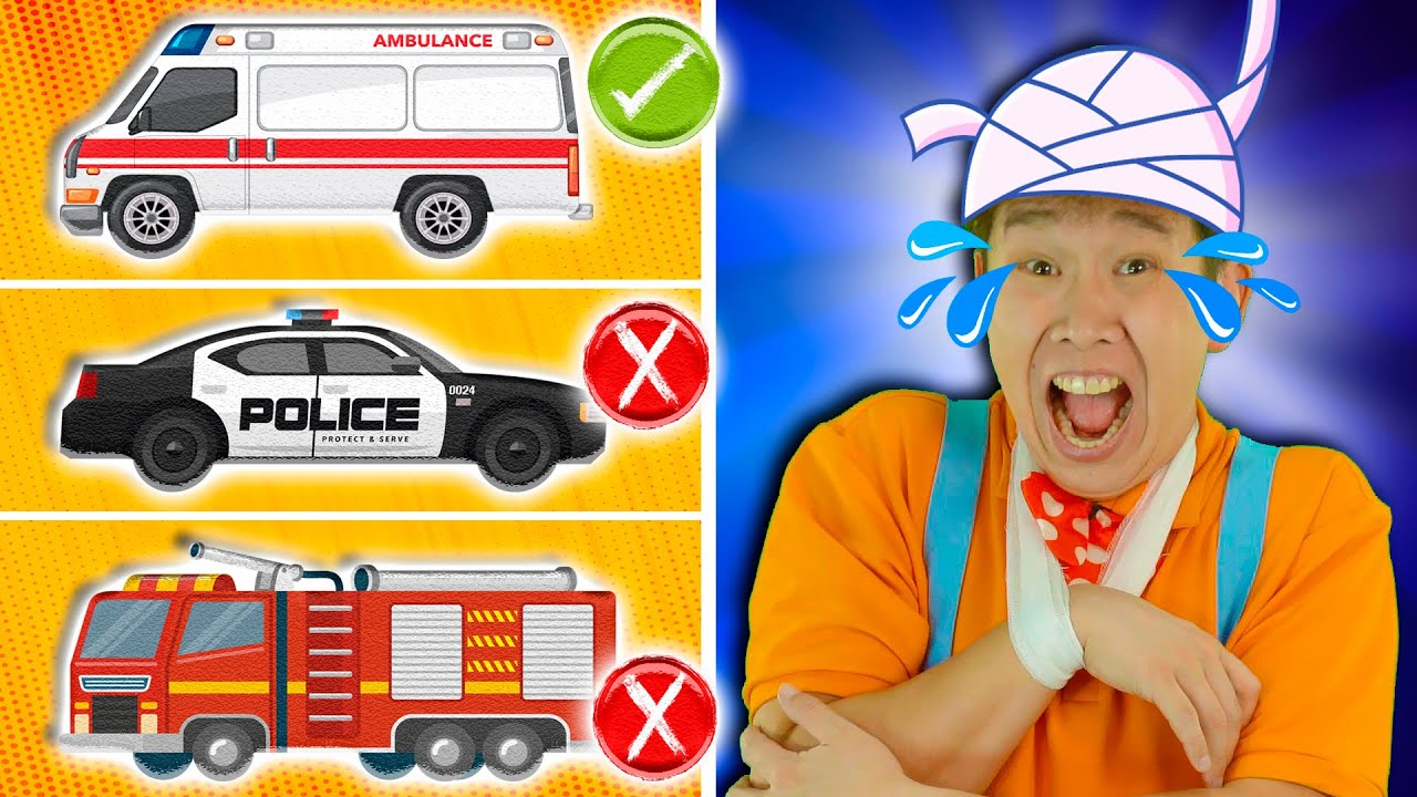 Where Is My Ambulance Song 🚓🚒🚑 | Lights Kids Song