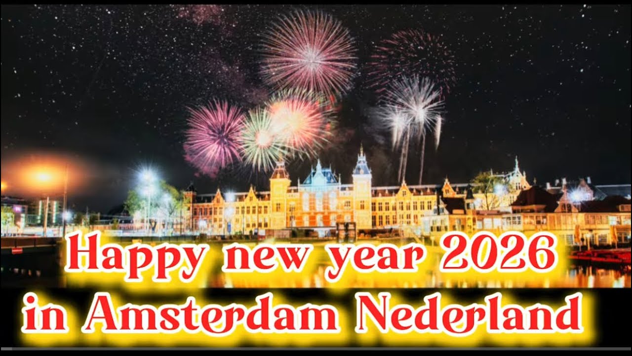 Happy new year 2026 in Amsterdam Nederland