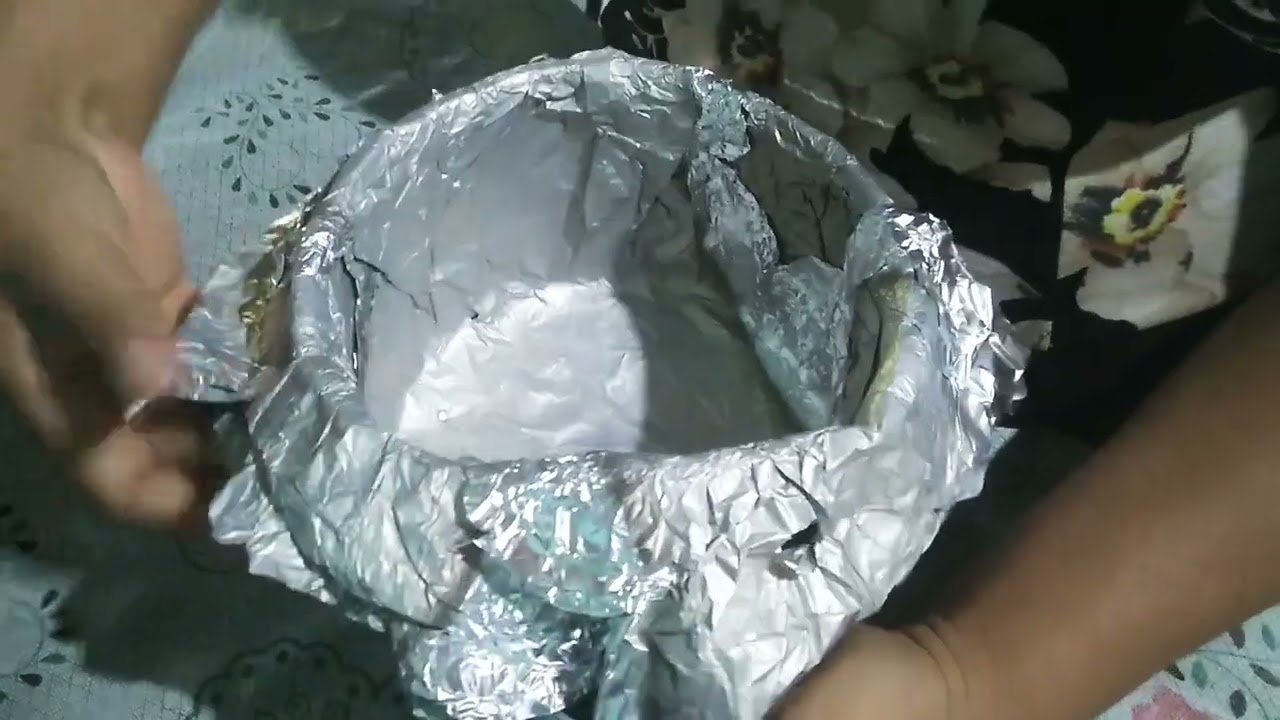 forma de papel alum&iacute;nio...