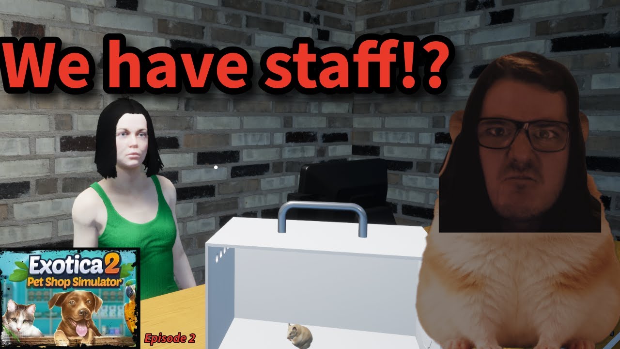 Мы принимаем на работу первых сотрудников! Exotica Pet Shop Simulator 2