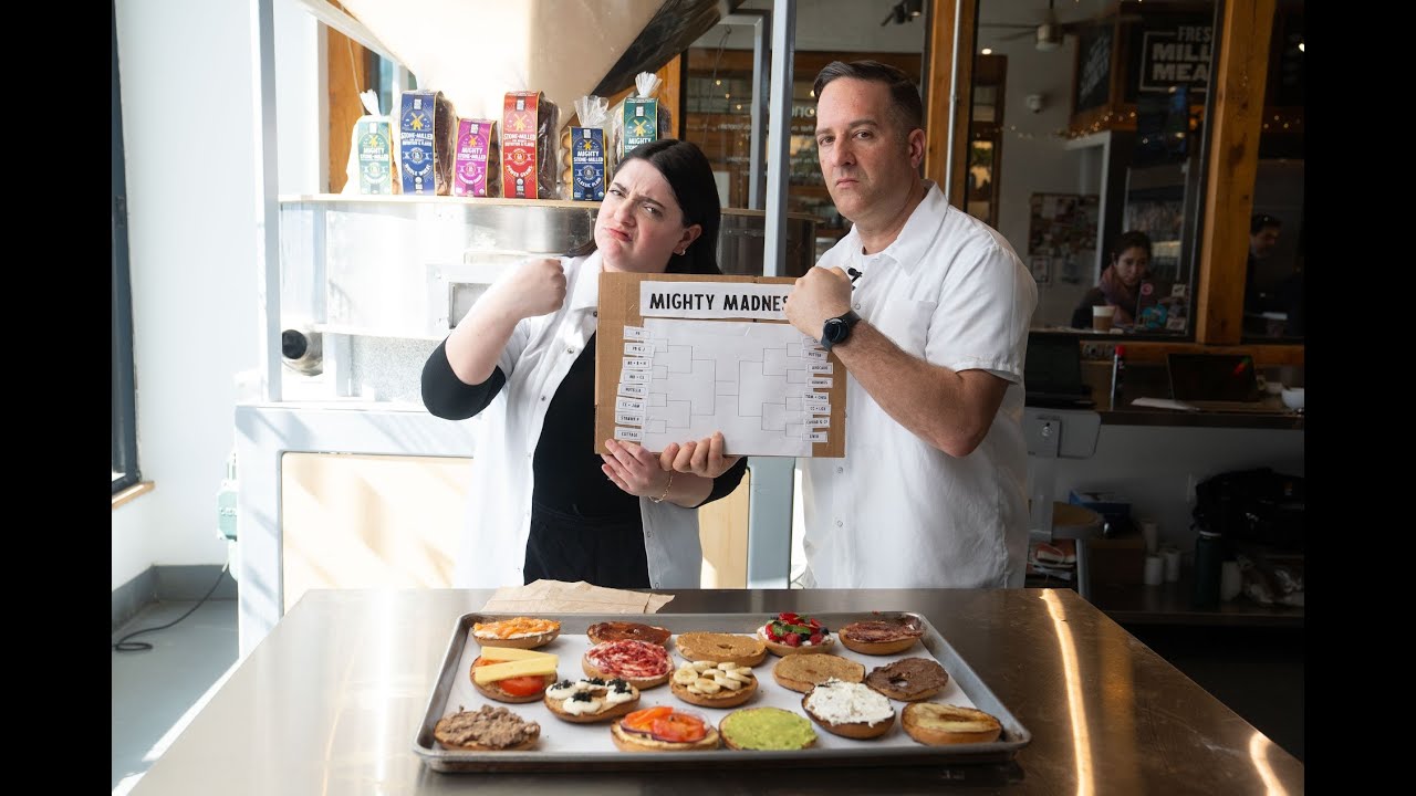 Mighty March Madness: Bagel Toppings | Mighty Test Bakery & Mill | Chef Tony • One Mighty Mill