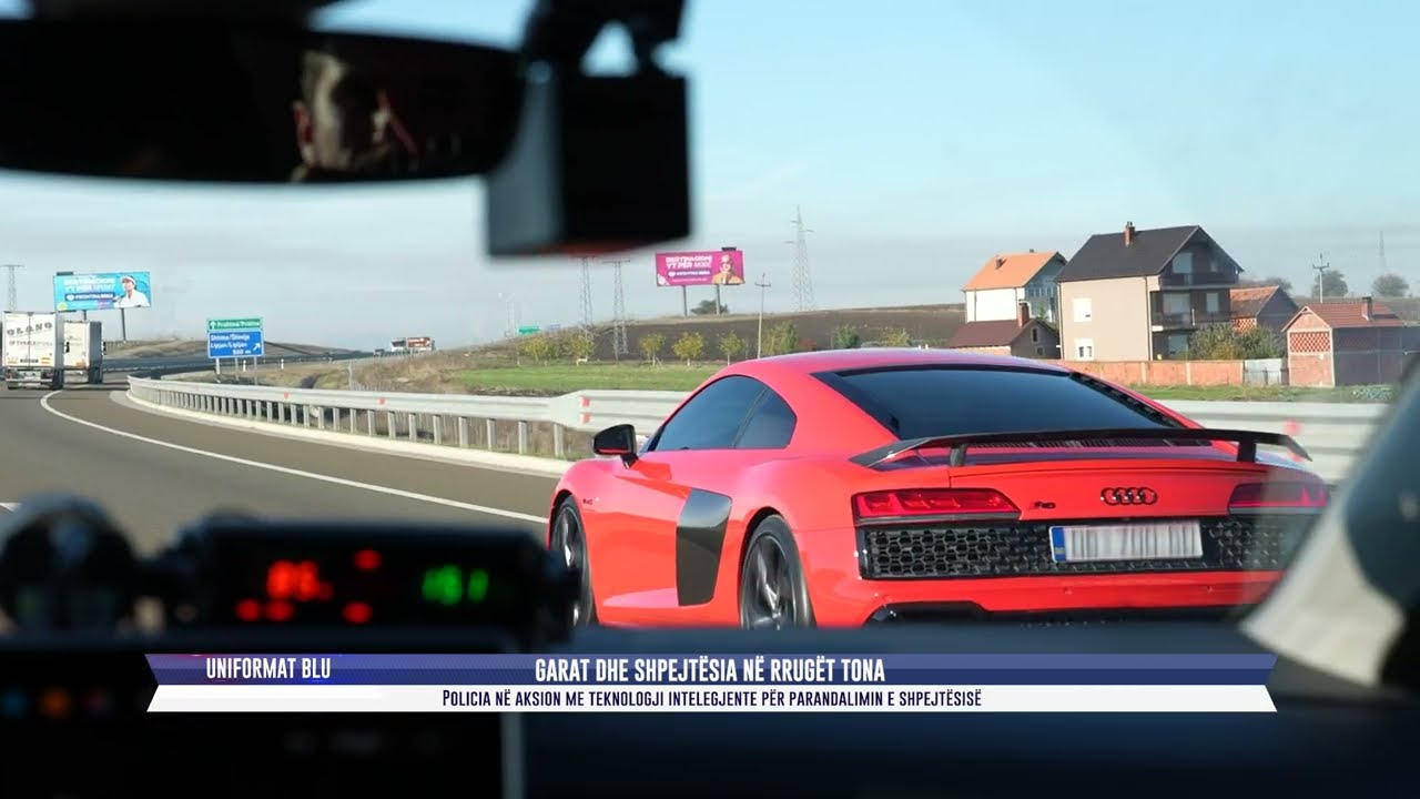 Policia ndalon veturën që po lëvizte me mbi 200 km/h 