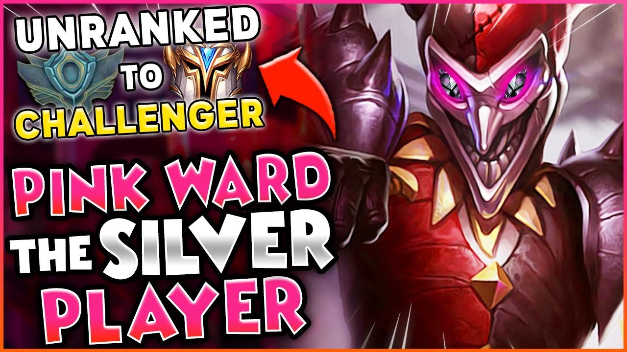 PINK WARD THE SILVER PLAYER! LEARN HOW TO WIN A 4V5! Unranked to Challenger!