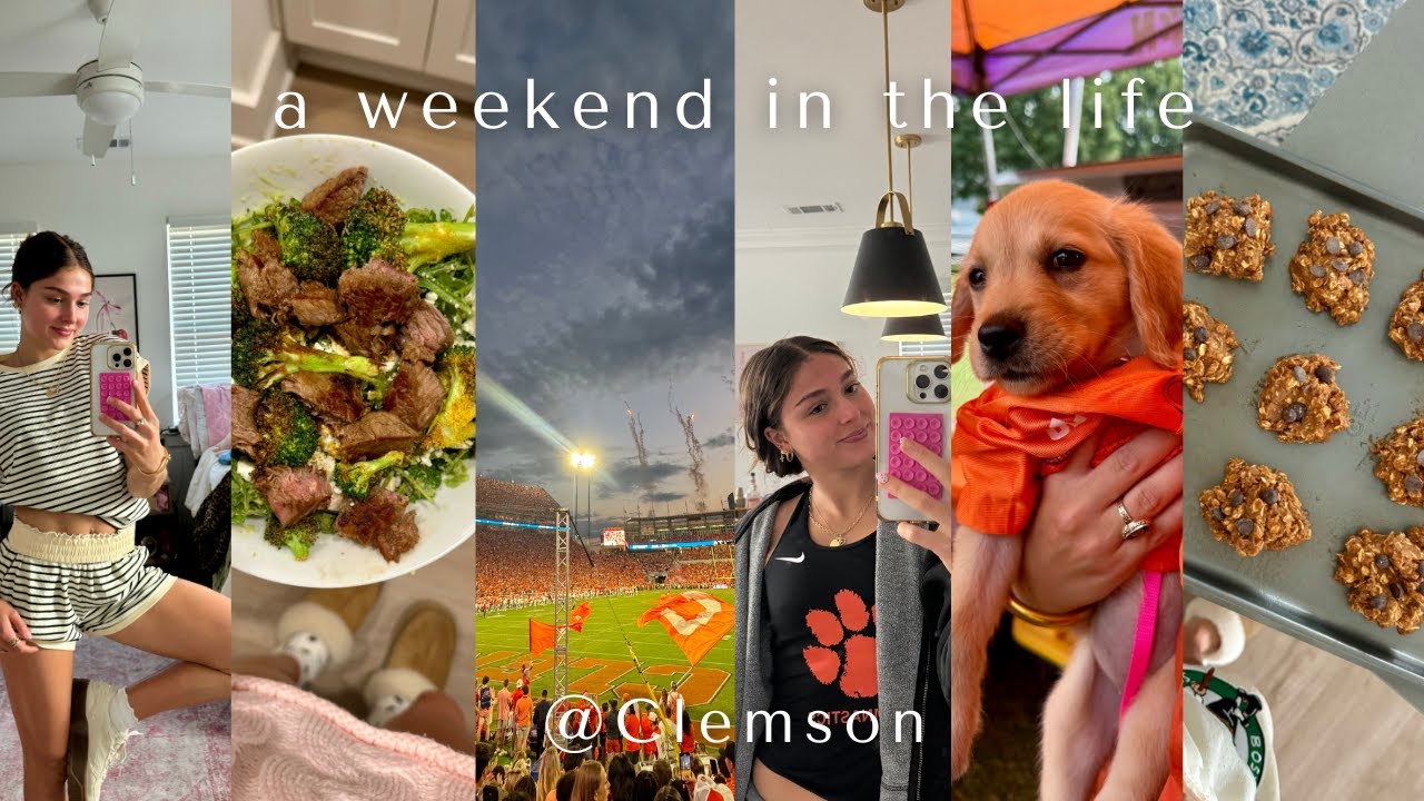 Продуктивные выходные в жизни студента-спортсмена @clemson⎜ игровой день, перезагрузка в воскресе...