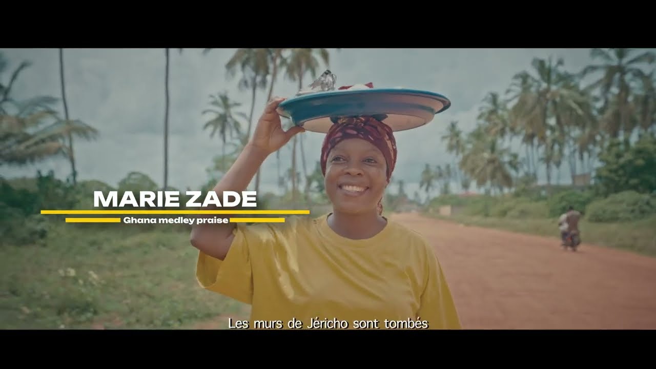 MARIE ZADE -Ghana Medley Praise (Clip Officiel)