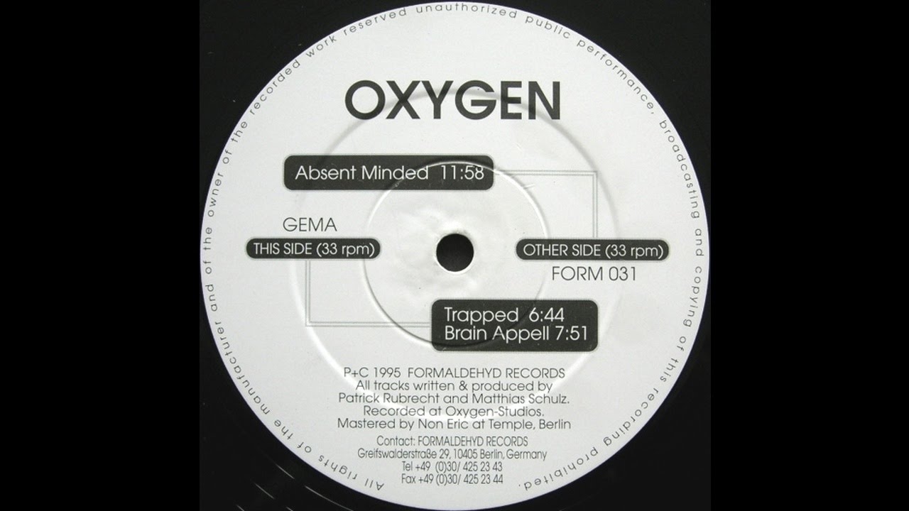 Oxygen - Absent Minded