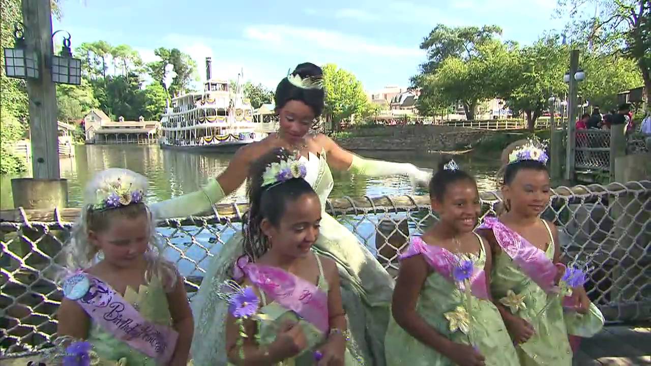 Princess Tiana Bibbidi Bobbidi Boutique makeover at the Magic Kingdom