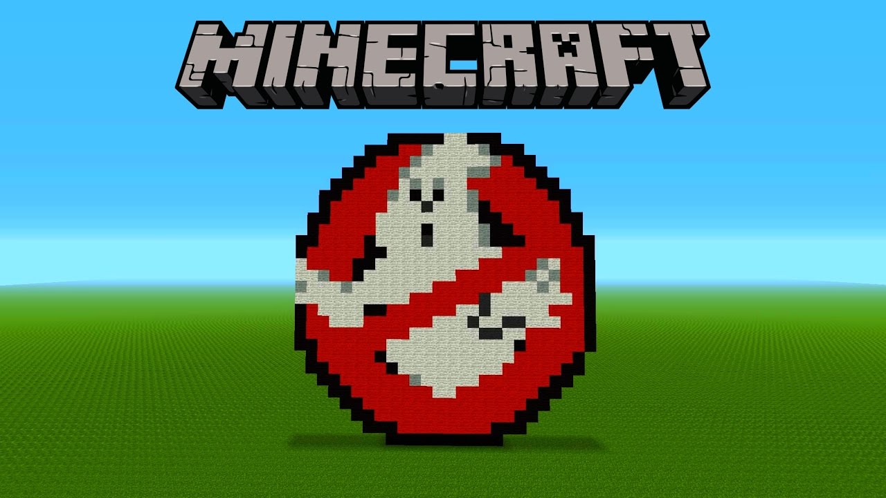 [Minecraft] how to make Ghostbusters Logo