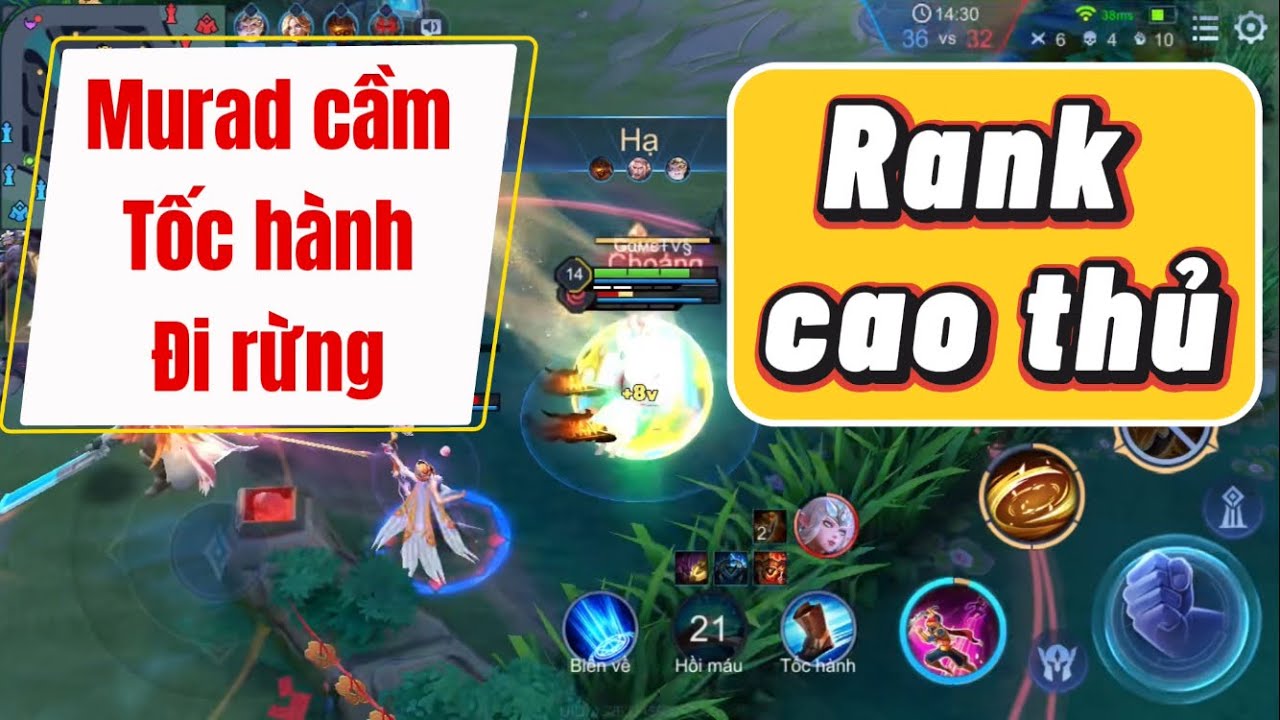 MURAD CẦM TỐC HÀNH ĐI RỪNG RANK CAO THỦ | LIÊN QUÂN MOBILE