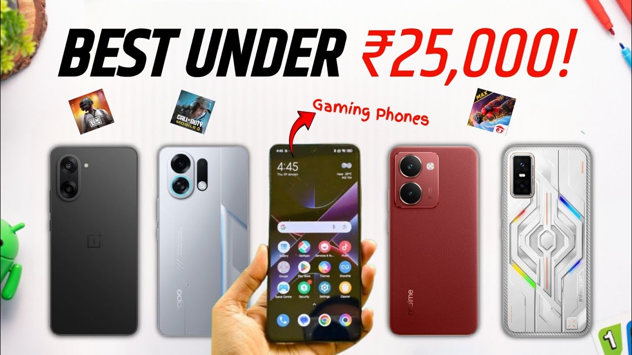 Top 5 Best Gaming Phones Under ₹25,000 in 2025