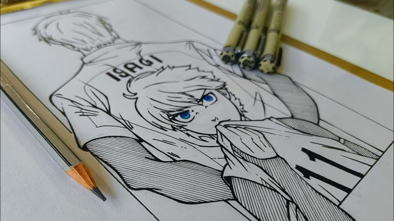 Drawing ISAGI YOYCHI || Blue lock || #bluelock