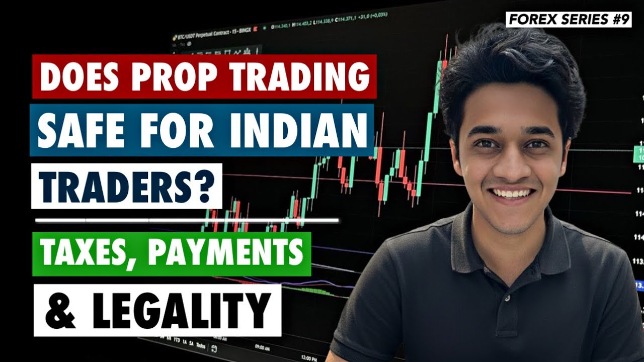 Is Prop Trading Legal & Safe for Indian Traders? Taxes, Payments & Reality 🔥 | Forex Trading