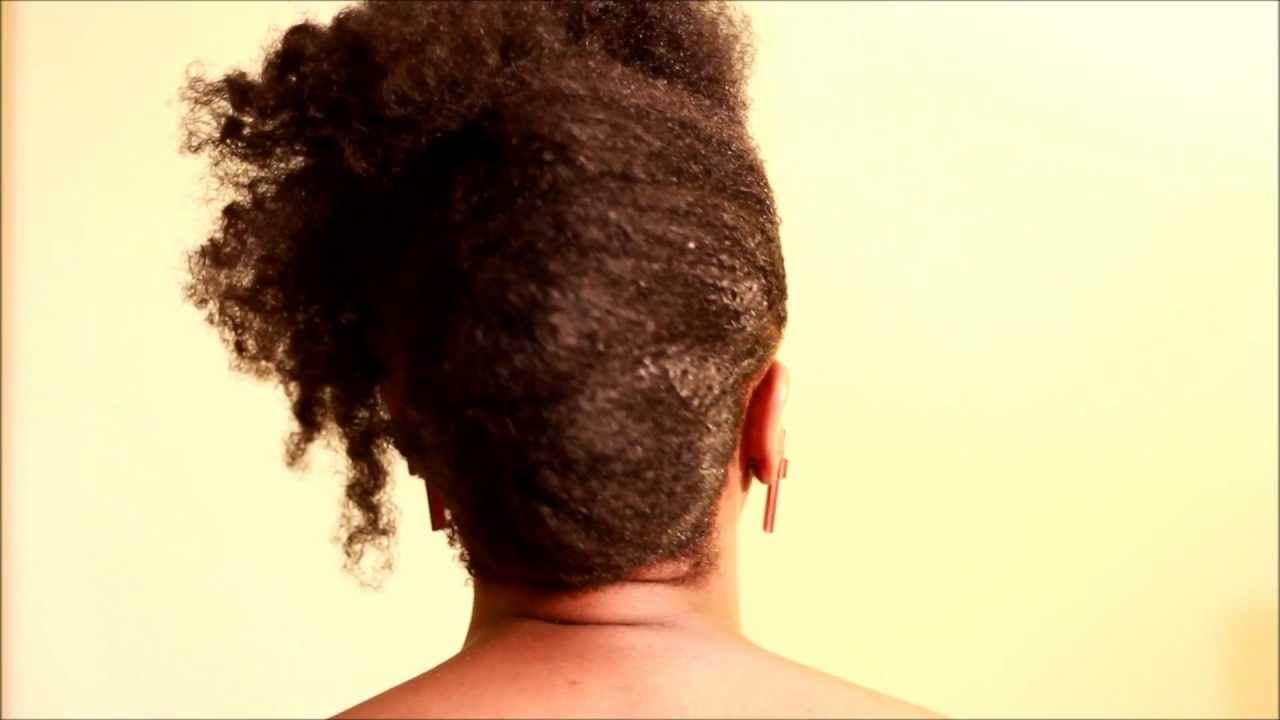 HAIR OF THE DAY - Chunky Twist out Updo