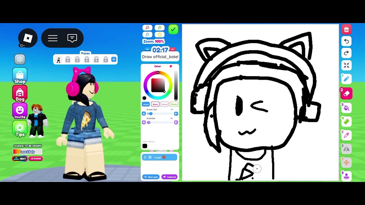 Play draw me