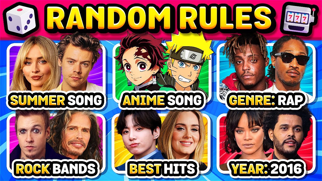 Save One Song 🔥 RANDOM: NEW RULES, 6 SONGS QUIZ | Music Challenge