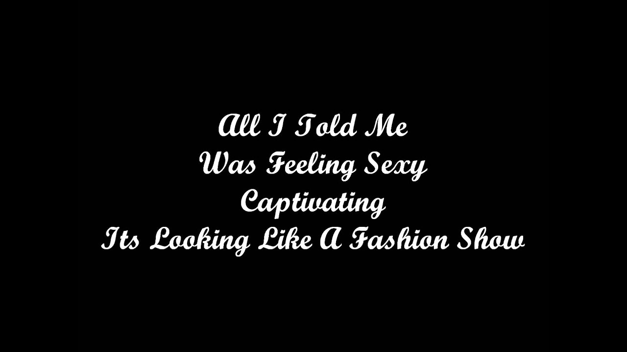 Fashion Show - Cory Lee - Lyrics