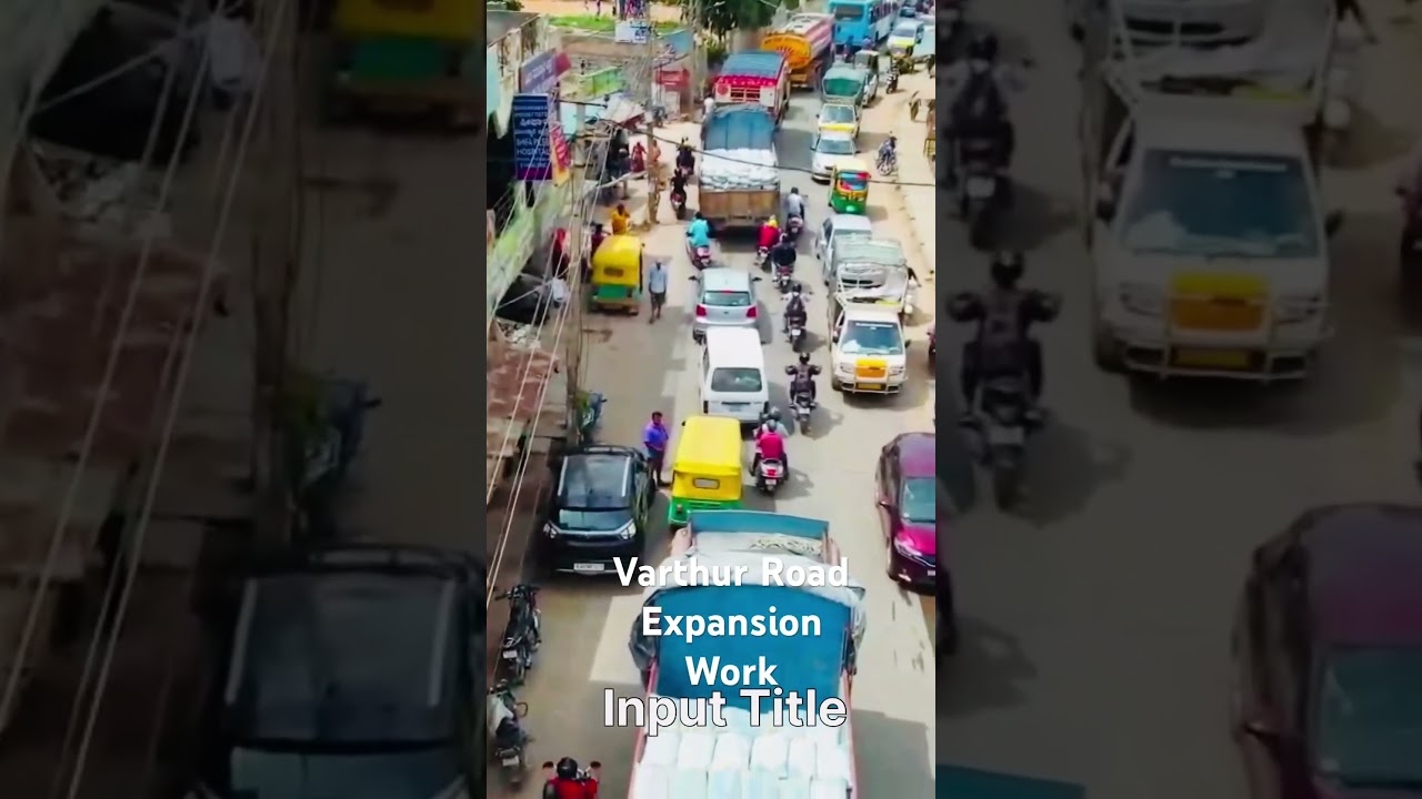 Varthur Road Bangalore Expansion Work #housing #home #indianhousing #realestateinvesting  #road