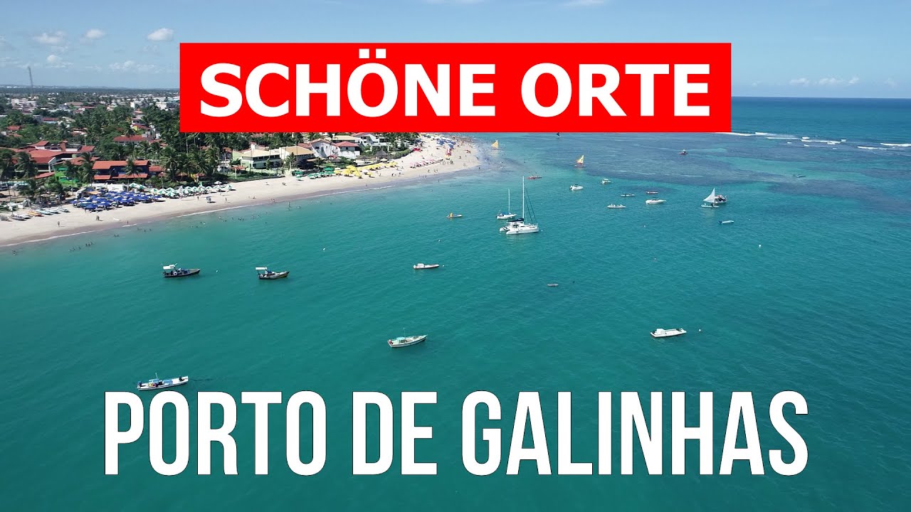 Porto de Galinhas in 4k. Brasilien, Porto de Galinhas zu besuchen