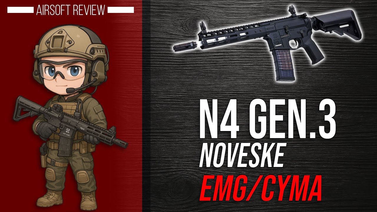 N4 Gen.3 Noveske - EMG/Cyma | Evike Europe Days 2025 | Présentation | Review #airsoftreview