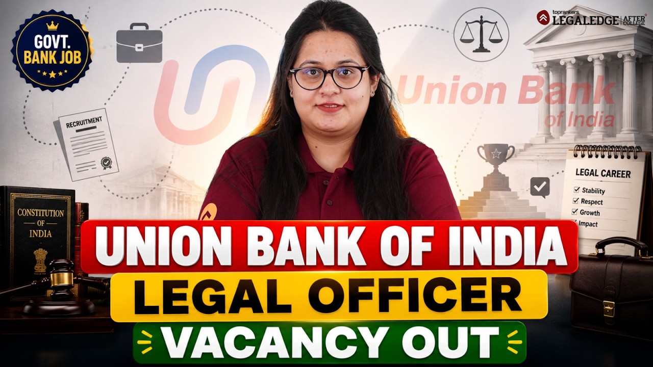 Union Bank Legal Officer 2026 | Vacancy Out | Details