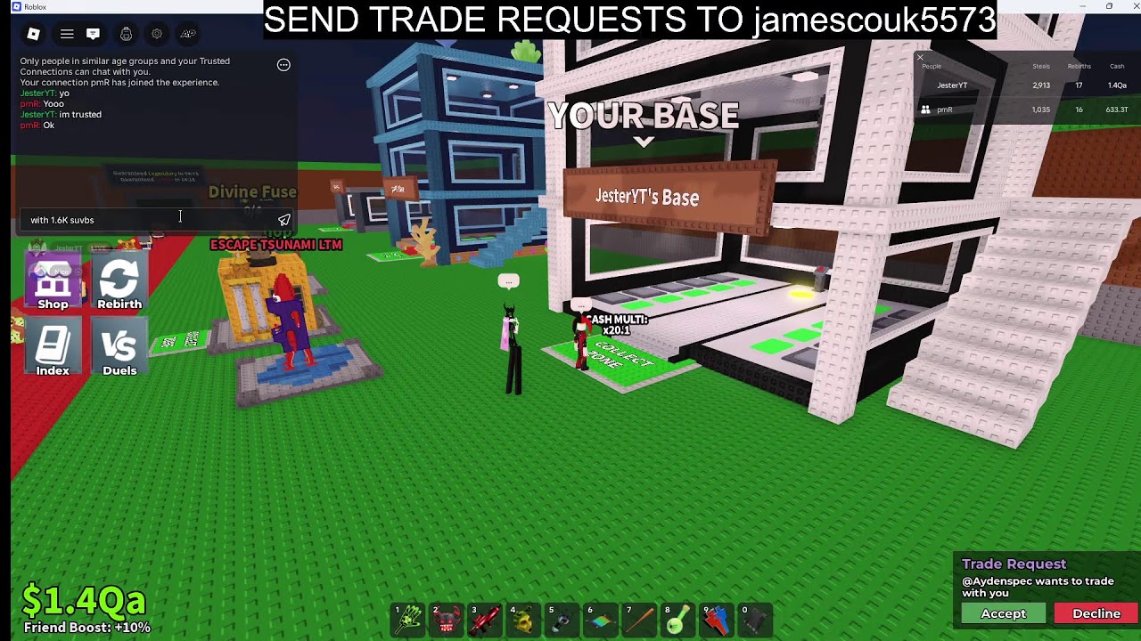 TRADING IN STEAL A BRAINROT LIVE