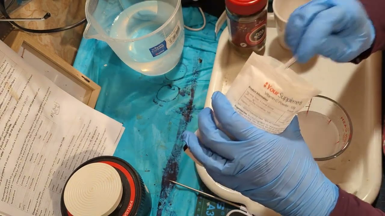 The Caffenol Process; developing your film in coffee, preparing the mixture
