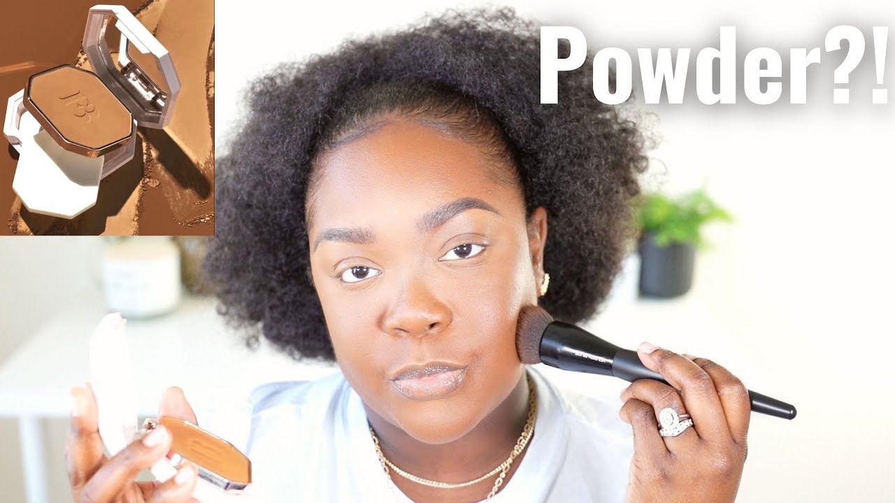 Fenty Powder Foundation Review on Combination Skin | 370, 420, 430 & 440