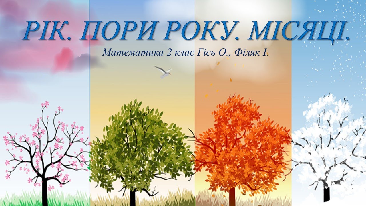 Рік. Пори року. Місяці.