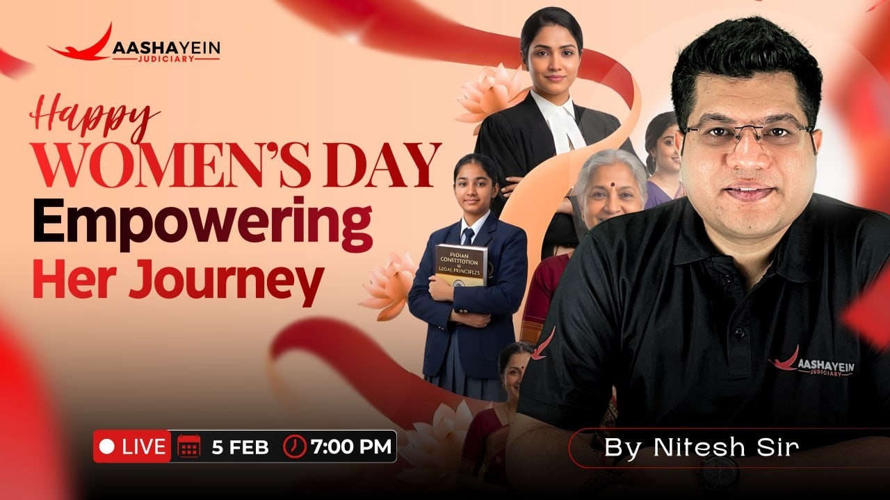 Women’s Day Special: Empowering Her Journey in Judiciary⚖️👩🏻‍⚖️  | Nitesh Sir