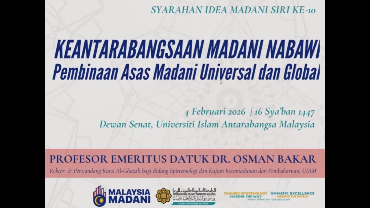 SYARAHAN IDEA MADANI | NO. 10 / 2026