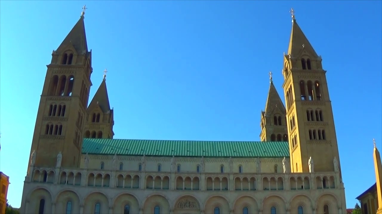 Pécs Székesegyház - Beharangozás Hétköznapi Esti misére (3+4)