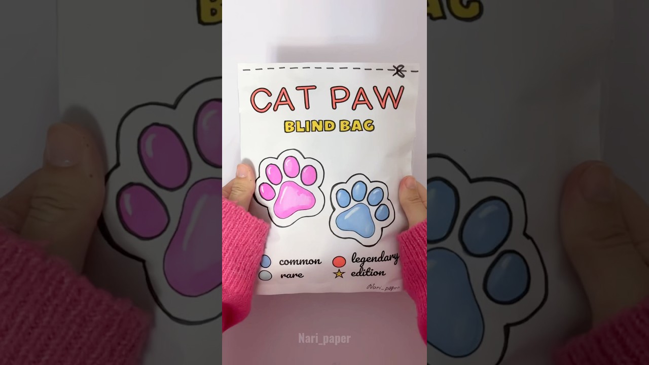 🐾 Cat&rsquo;s paw squishy blind bag #squishy #shorts #blindbag