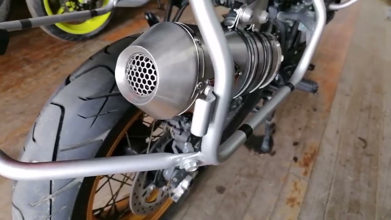 CFMOTO 800MT Screaming Demon Exhaust Sound DECAT No Baffle! SDR 390SSDC - Australia