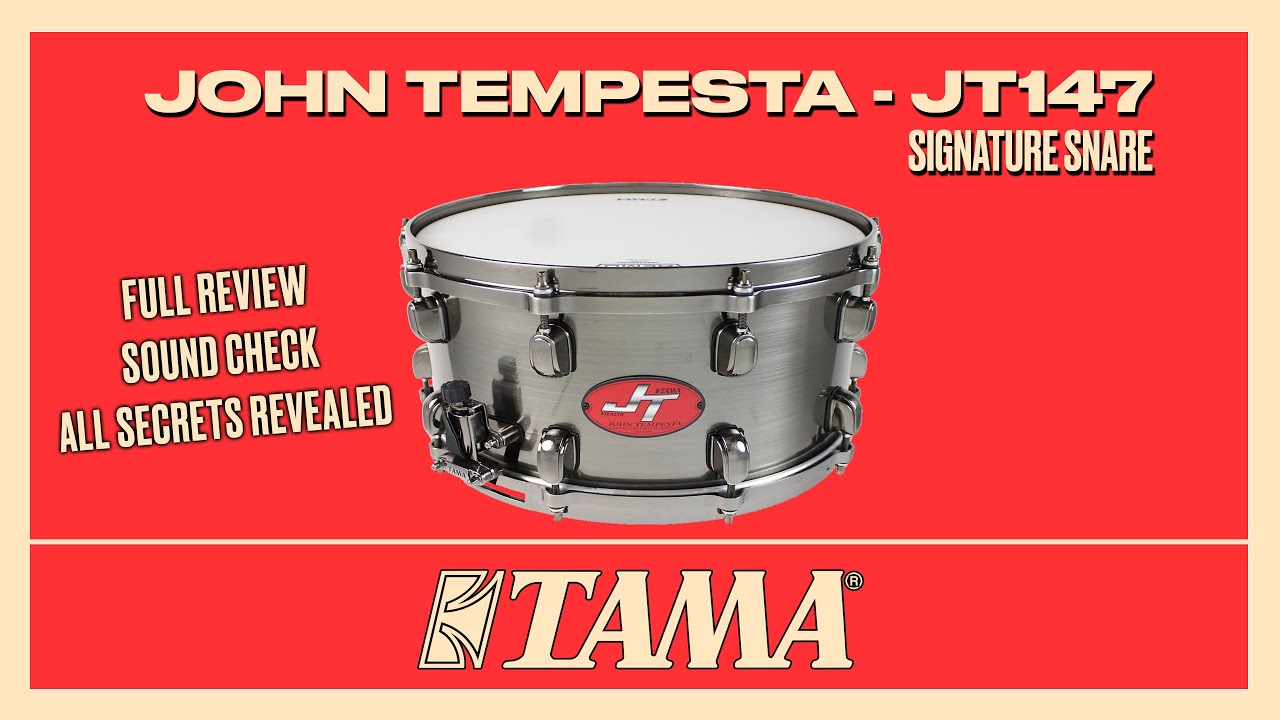 Sound and Secrets behind John Tempesta Signature Snare (JT147) - Tama Drums