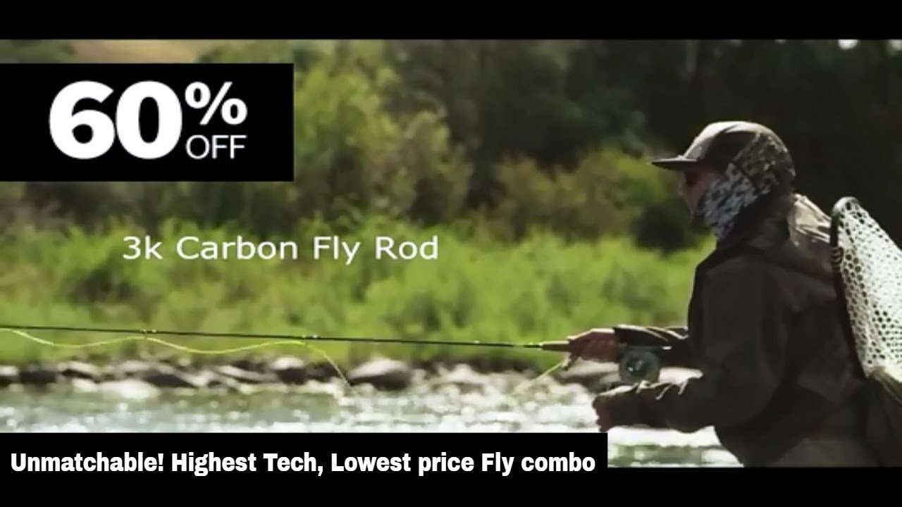 Unmatchable! Highest Tech, Lowest price Fly Rod and Reel combo