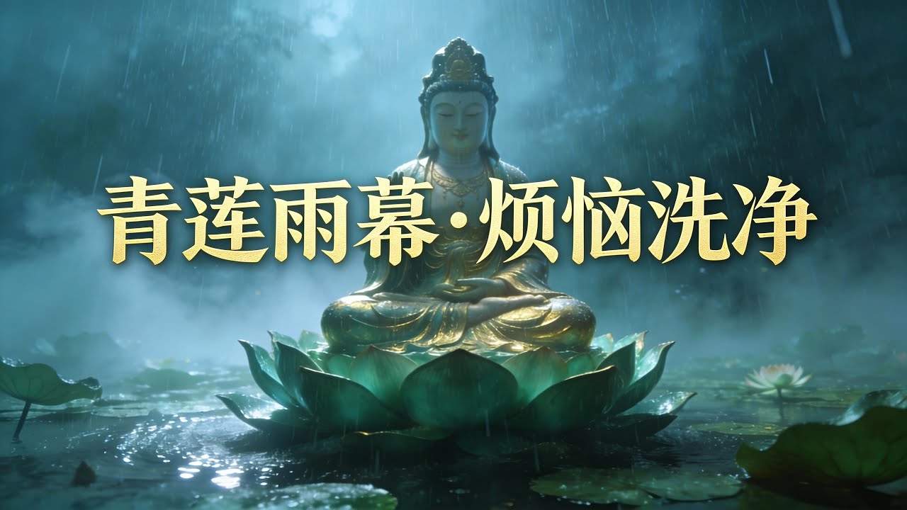 2小时深度洗礼：观音雨幕禅意音乐 | 瞬间缓解焦虑，让烦恼随雨而散，深度助眠 4K